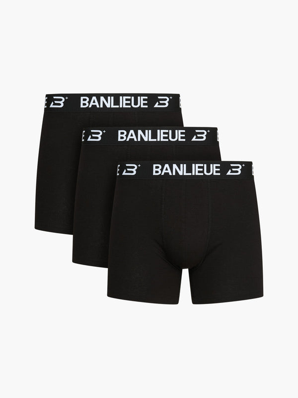 3-PACK BOXERS | BLACK