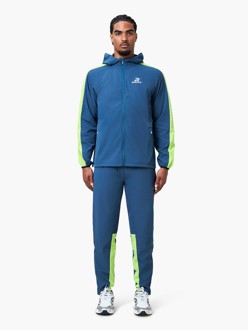 PERFORMANCE HOODED TRACKTOP | SEA MOSS | SEEDING