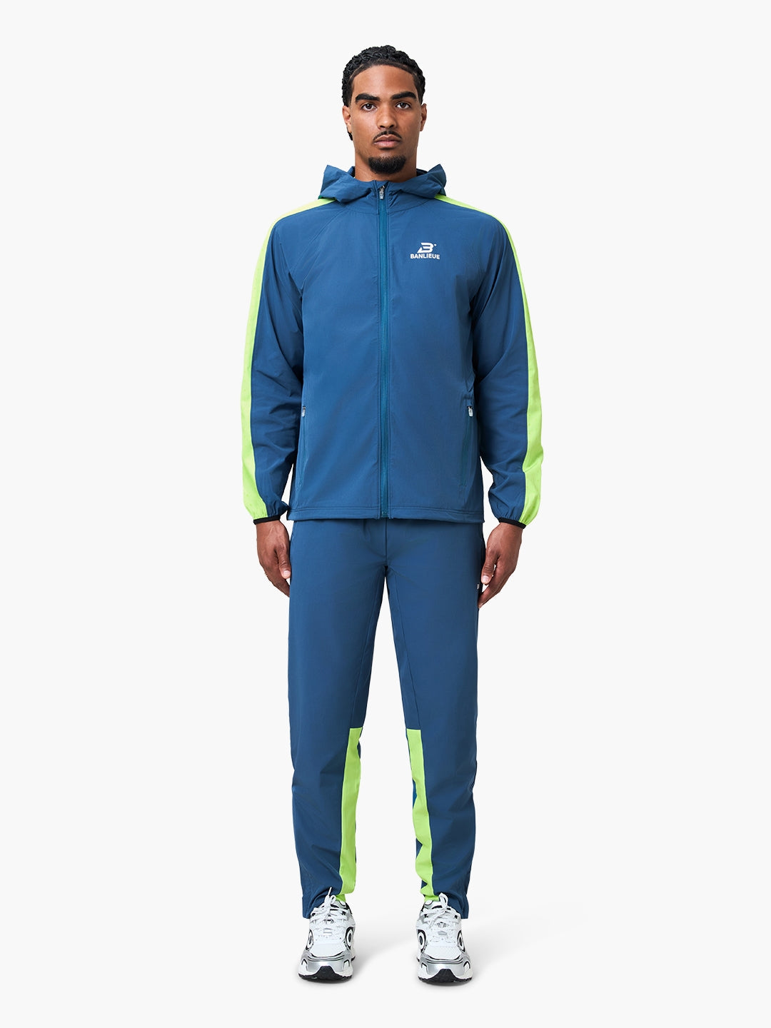 PERFORMANCE HOODED TRACKTOP | SEA MOSS | SEEDING