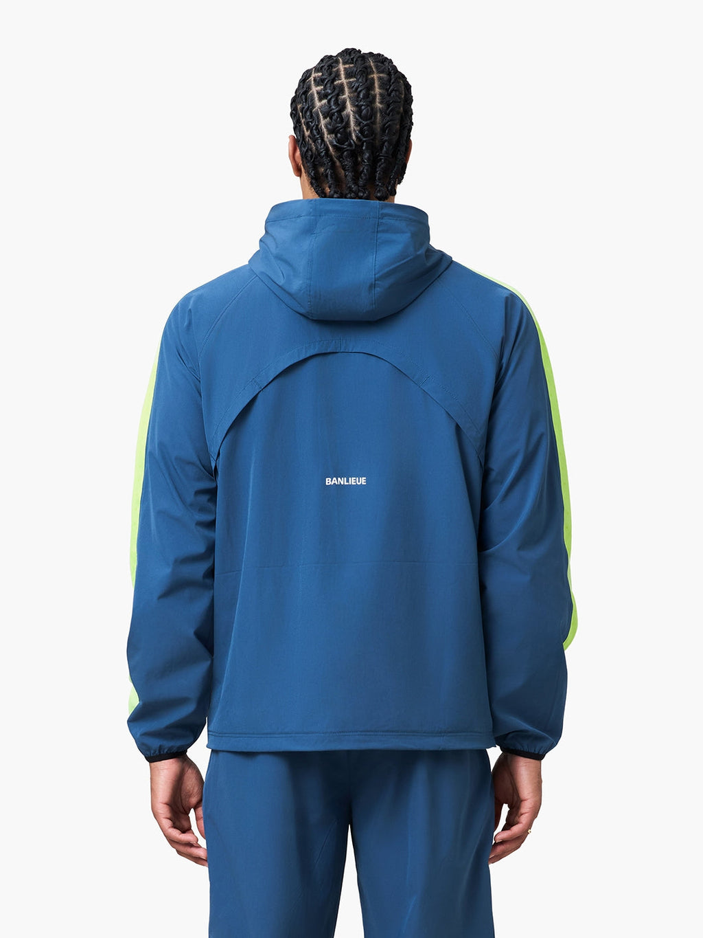 PERFORMANCE HOODED TRACKTOP | SEA MOSS | SEEDING