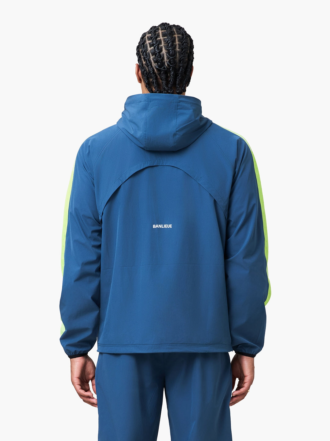 PERFORMANCE HOODED TRACKTOP | SEA MOSS | SEEDING