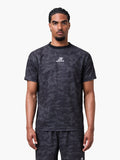 CAMO+ T-SHIRT | BLACK / CAMO | SEEDING