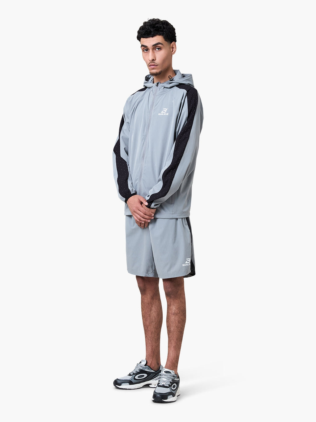 PERFORMANCE HOODED TRACKTOP | GREY | SEEDING