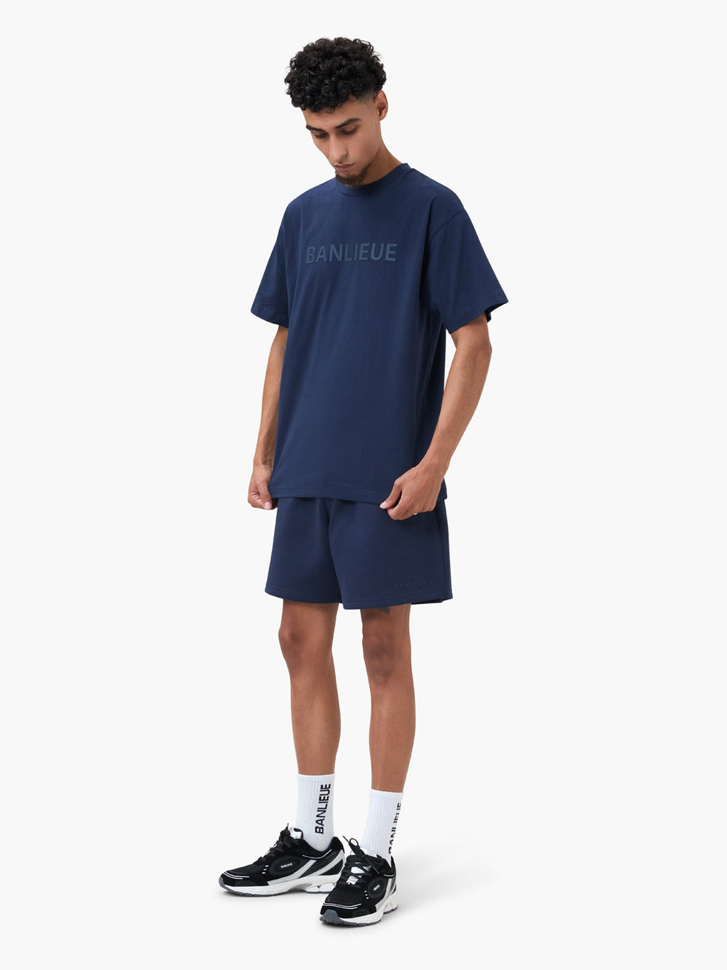 SCRIPT T-SHIRT | NAVY