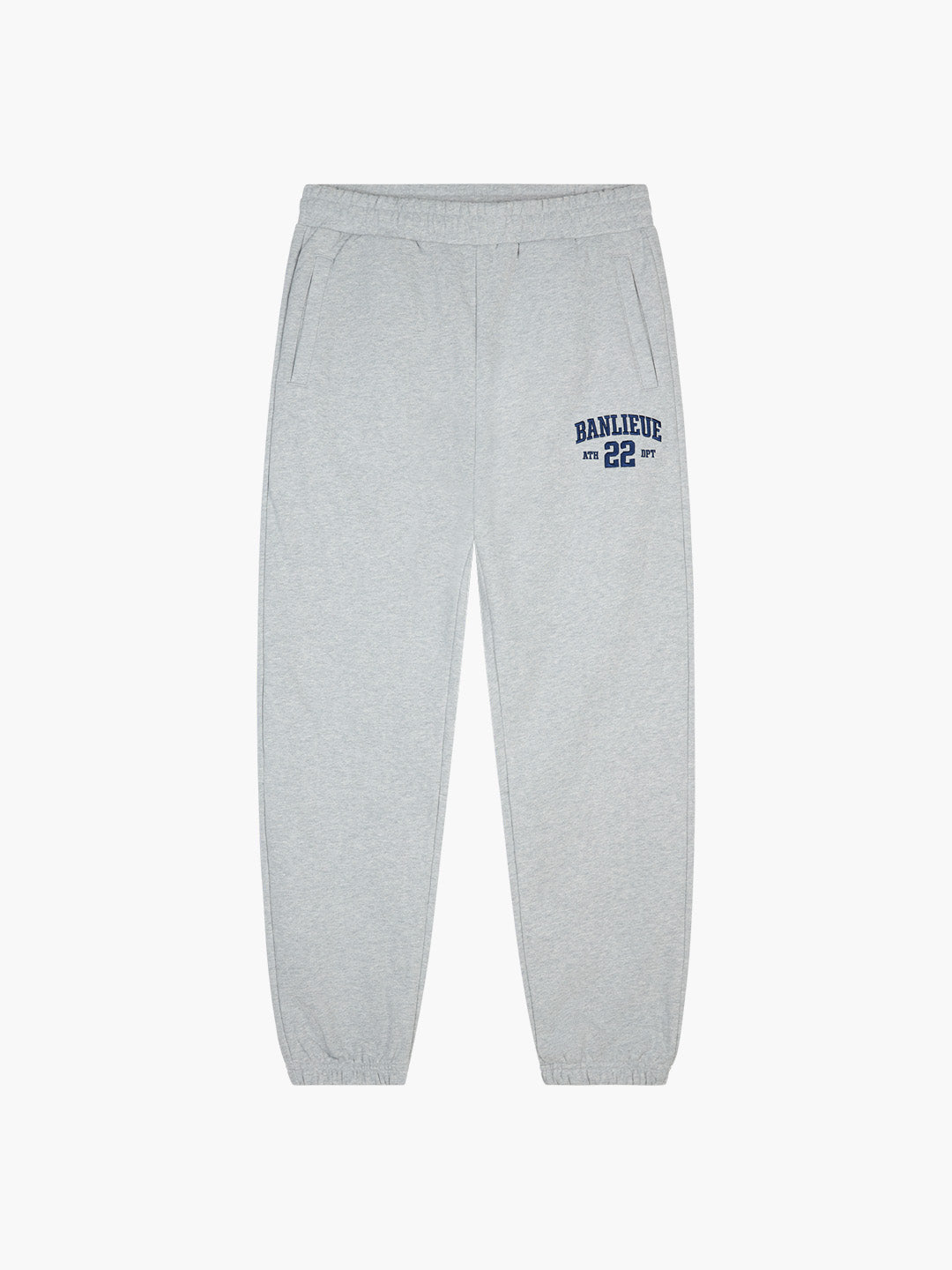 UNIVERSITY  SWEATPANTS | HEATHER GREY / NAVY