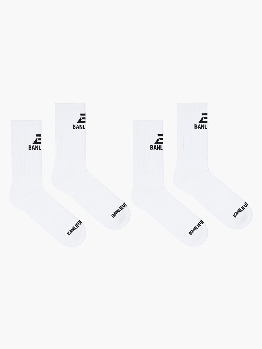 B+ LOGO SOCKS | WHITE  | SEEDING