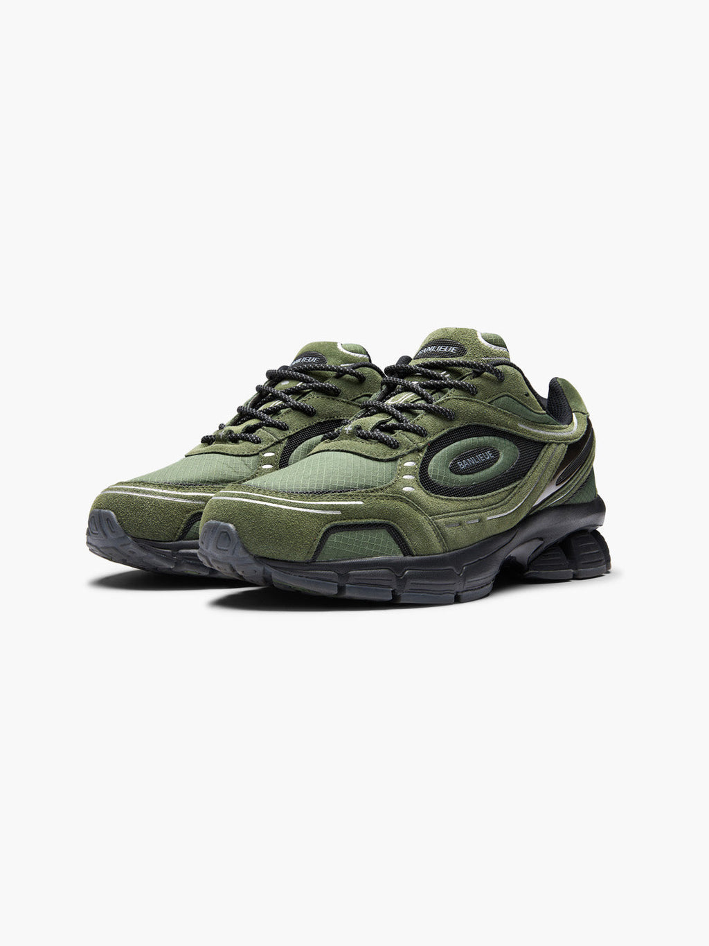 BANLIEUE  SNEAKER | OLIVE GREEN / BLACK