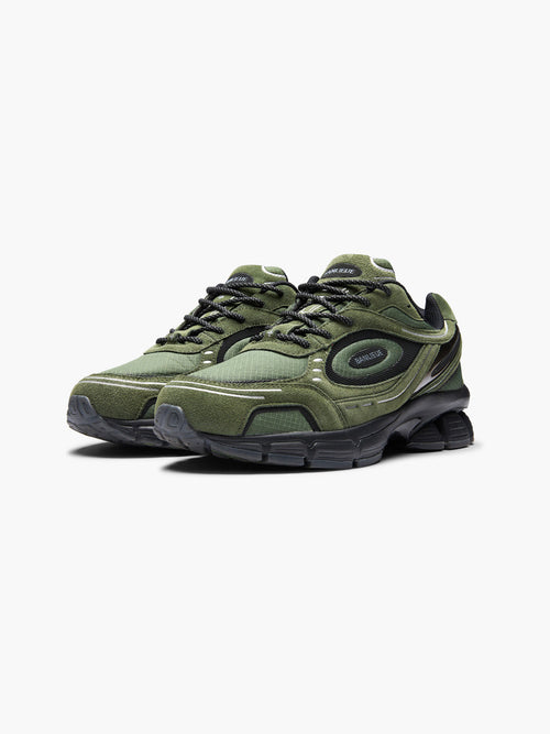 BANLIEUE  SNEAKER | OLIVE GREEN / BLACK