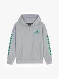 CHROME V2 HOODED VEST | HEATHER GREY / JOLLY GREEN