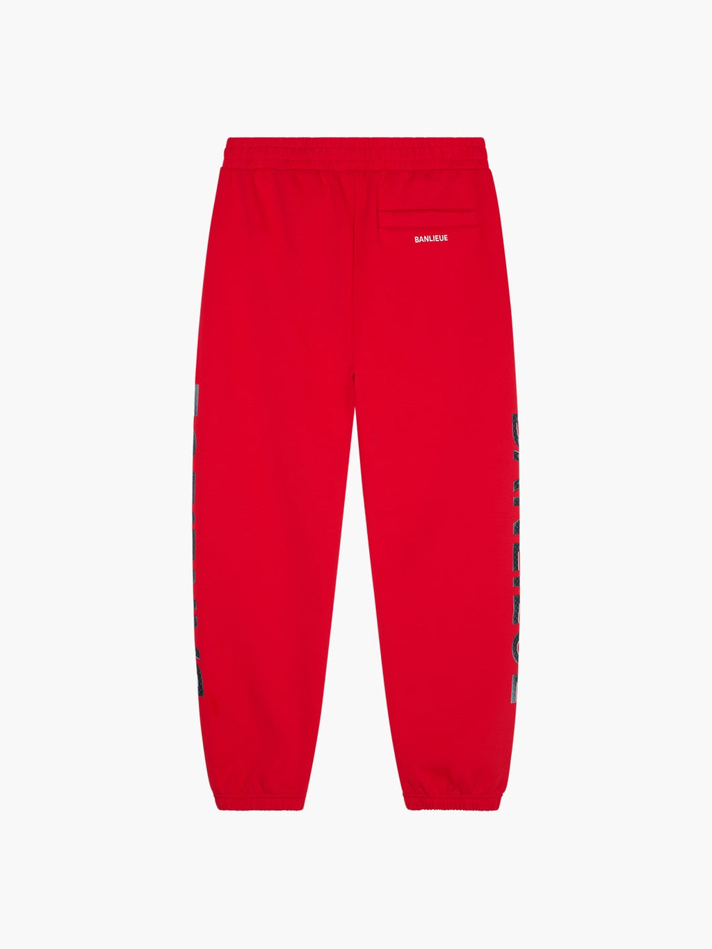 CHROME V2 SWEATPANTS | RED / SILVER