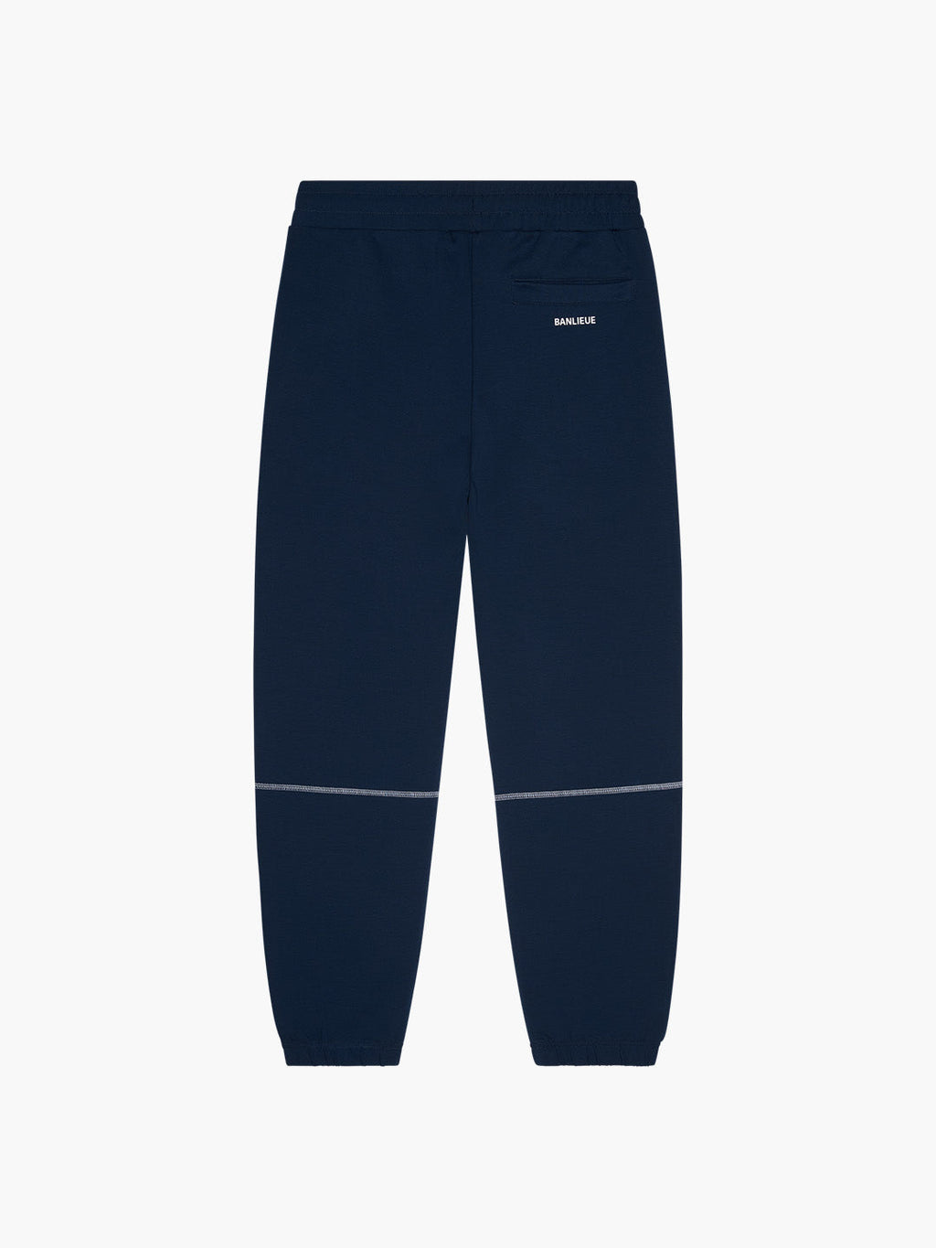 CONTRAST STITCH SWEATPANTS | NAVY / WHITE