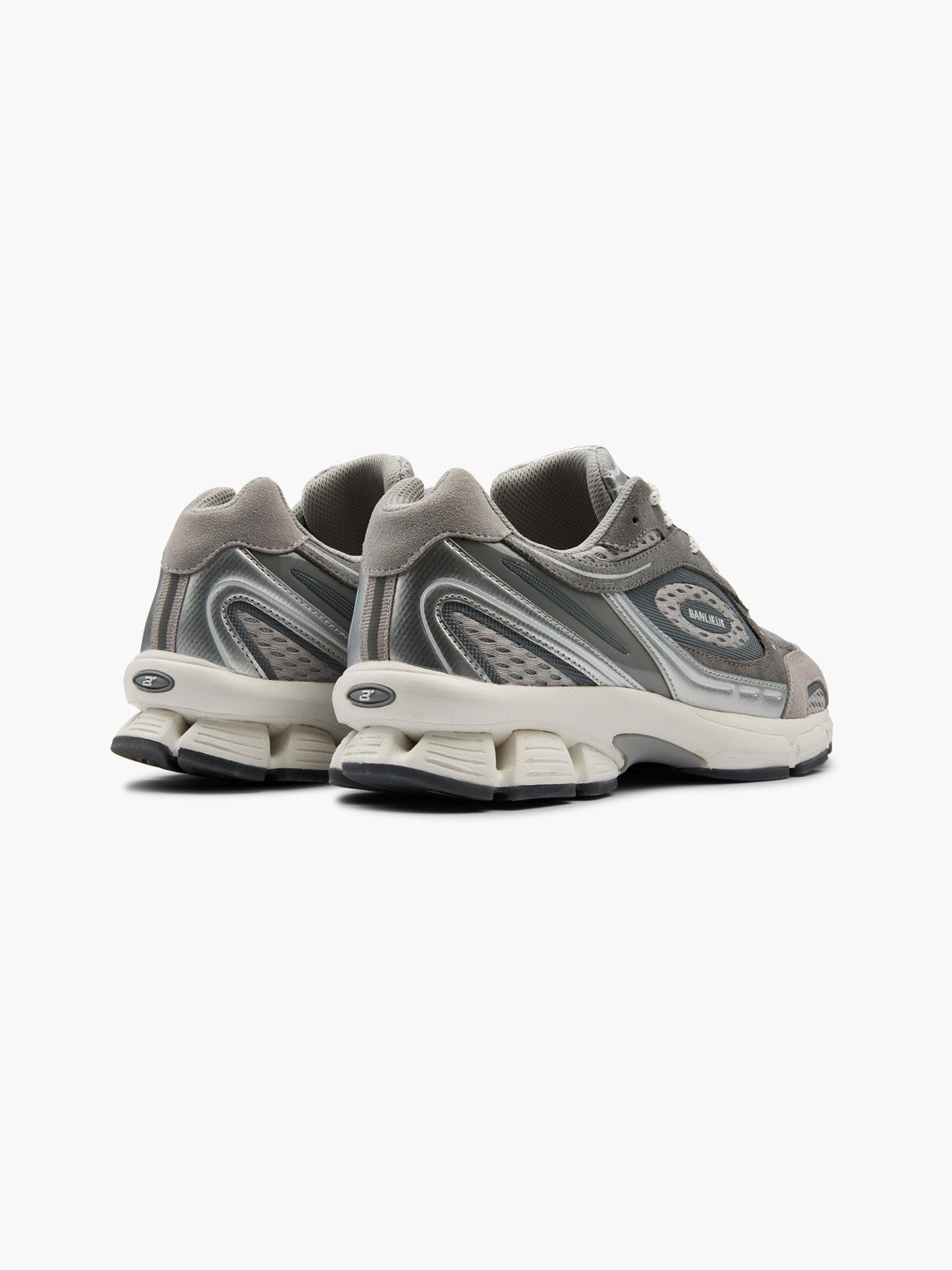 BANLIEUE SNEAKER (SUEDE) | CLOUD GREY / METALLIC SILVER / CORE WHITE