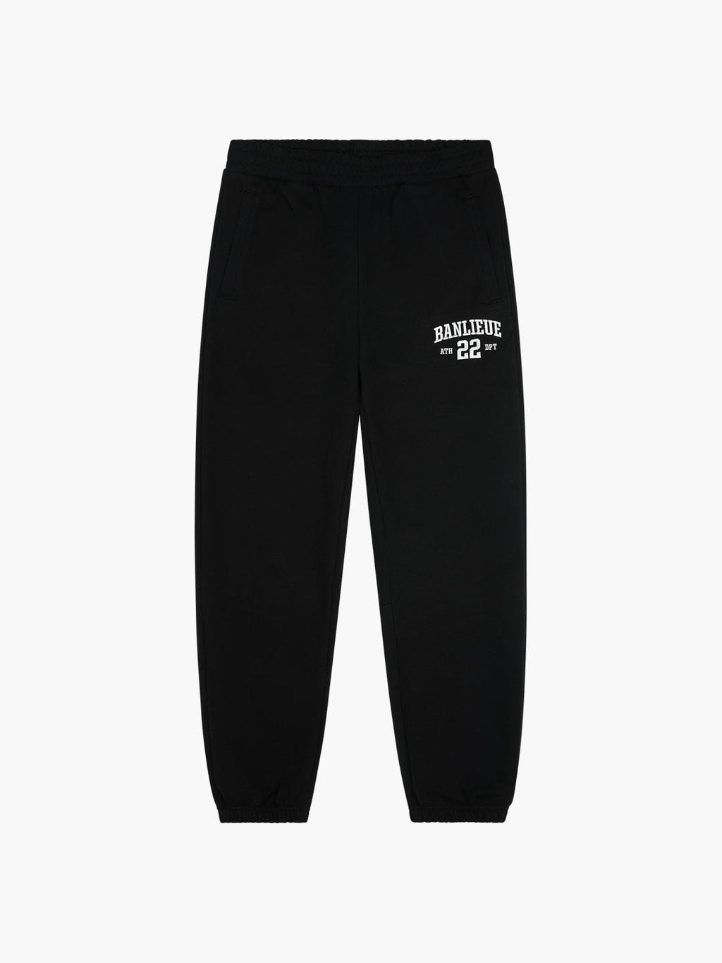 UNIVERSITY  SWEATPANTS | BLACK / IVORY WHITE